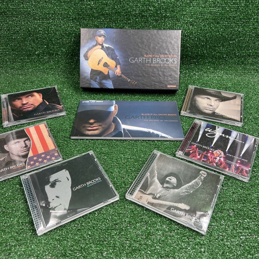 Garth Brooks Blame‎ it All on My Roots 6 CD & 2 DVD 8 Disc Box Set 2013